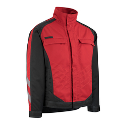 MASCOT 12009-203 UNIQUE  Mainz Jacke - 0209 Rot/Schwarz -...