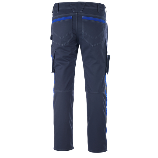 MASCOT 12079-203 UNIQUE  Dortmund Hose mit Schenkeltaschen - 01011 Schwarzblau/Kornblau - 82C58 % SALE %