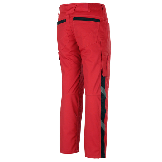 MASCOT 12079-203 UNIQUE  Dortmund Hose mit Schenkeltaschen - 0209 Rot/Schwarz - 82C56 % SALE %