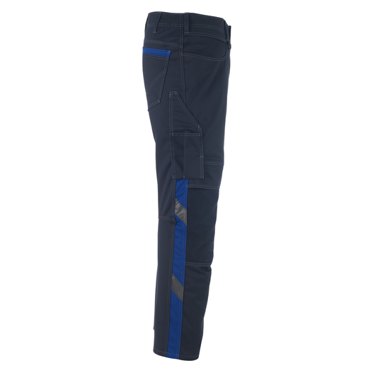 MASCOT 12179-203 UNIQUE  Erlangen Hose mit Knietaschen - 01011 Schwarzblau/Kornblau - 82C56