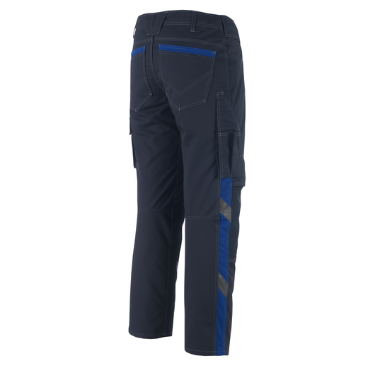 MASCOT 12179-203 UNIQUE  Erlangen Hose mit Knietaschen - 01011 Schwarzblau/Kornblau - 82C56