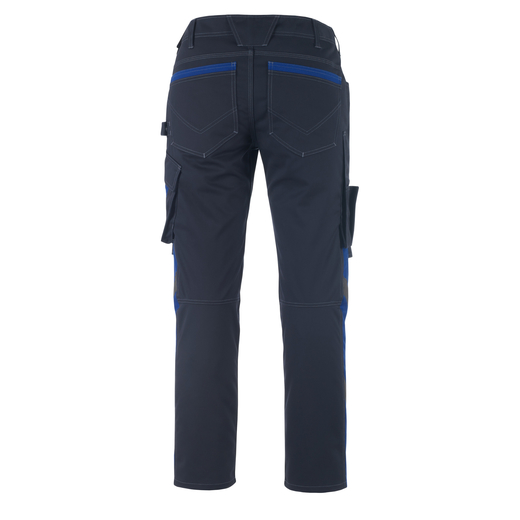 MASCOT 12179-203 UNIQUE  Erlangen Hose mit Knietaschen - 01011 Schwarzblau/Kornblau - 82C56