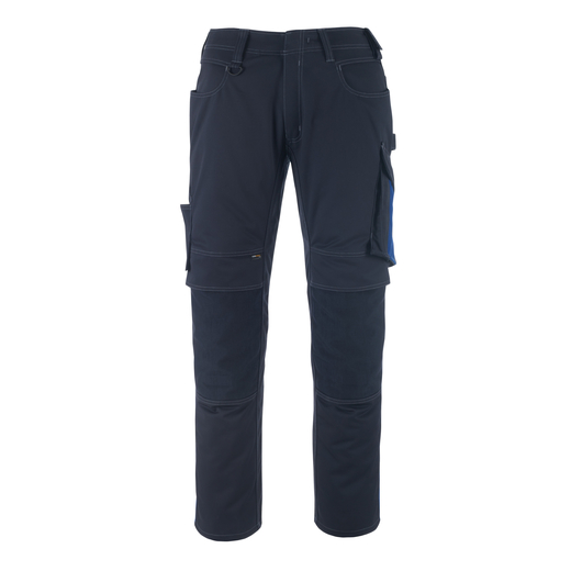 MASCOT 12179-203 UNIQUE  Erlangen Hose mit Knietaschen - 01011 Schwarzblau/Kornblau - 82C56