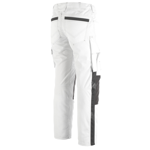 MASCOT 12179-203 UNIQUE  Erlangen Hose mit Knietaschen - 0618 Wei�/Dunkelanthrazit - 82C48