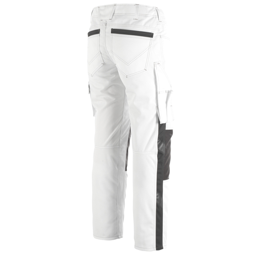 MASCOT 12179-203 UNIQUE  Erlangen Hose mit Knietaschen - 0618 Wei�/Dunkelanthrazit - 76C50