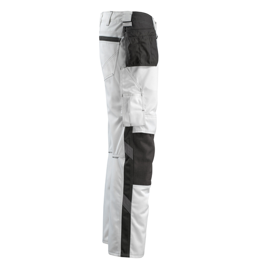 MASCOT 14031-203 UNIQUE  Bremen Hose mit Knie- und H�ngetaschen - 0618 Wei�/Dunkelanthrazit - 90C50