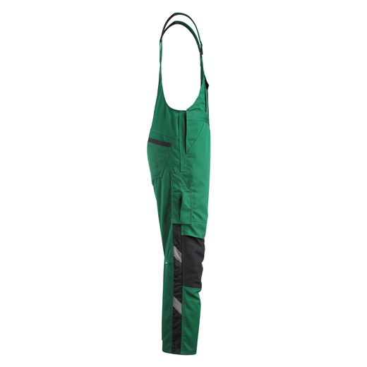 MASCOT 12169-442 UNIQUE  Augsburg Latzhose mit Knietaschen - 0309 Gr�n/Schwarz - 82C60
