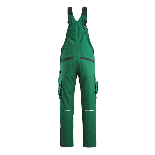 MASCOT 12169-442 UNIQUE  Augsburg Latzhose mit Knietaschen - 0309 Gr�n/Schwarz - 82C60