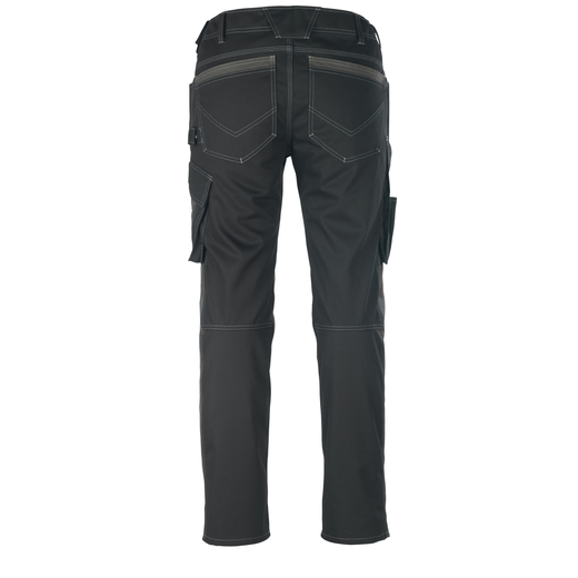 MASCOT 12579-442 UNIQUE  Oldenburg Hose mit Schenkeltaschen - 0918 Schwarz/Dunkelanthrazit - 82C52