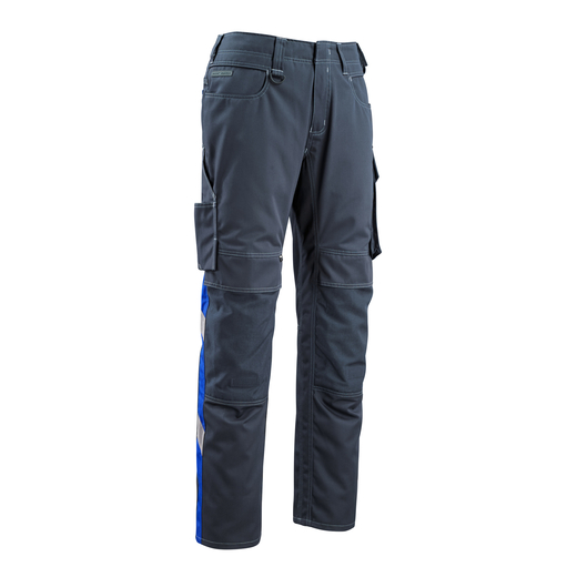 MASCOT 12679-442 UNIQUE  Mannheim Hose mit Knietaschen - 01011 Schwarzblau/Kornblau - 82C48