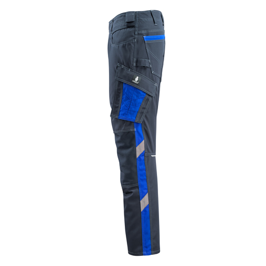 MASCOT 12679-442 UNIQUE  Mannheim Hose mit Knietaschen - 01011 Schwarzblau/Kornblau - 82C48
