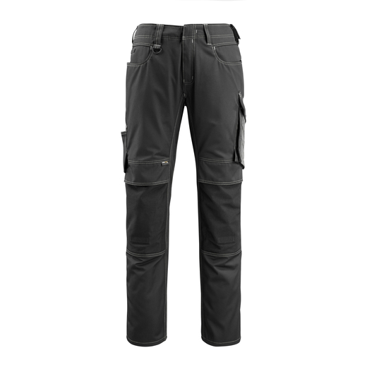 MASCOT 12679-442 UNIQUE  Mannheim Hose mit Knietaschen - 0918 Schwarz/Dunkelanthrazit - 82C56