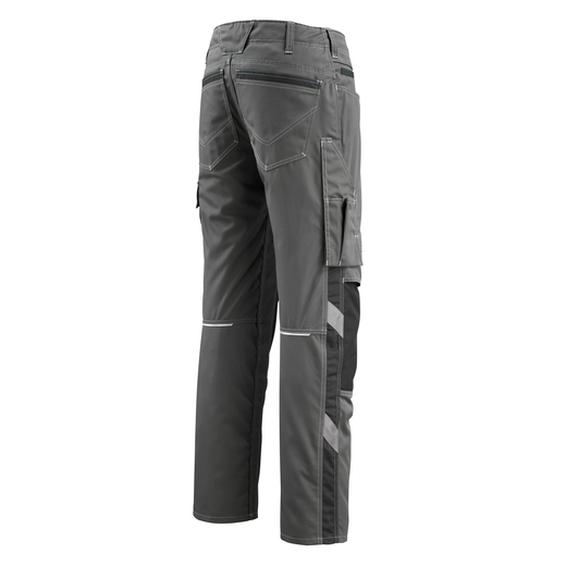 MASCOT 12679-442 UNIQUE  Mannheim Hose mit Knietaschen - 1809 Dunkelanthrazit/Schwarz - 82C48