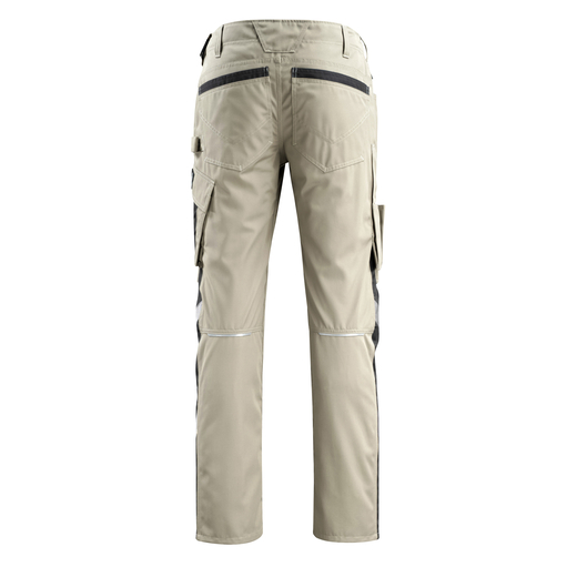 MASCOT 12679-442 UNIQUE  Mannheim Hose mit Knietaschen - 5509 Hellkhaki/Schwarz - 82C48