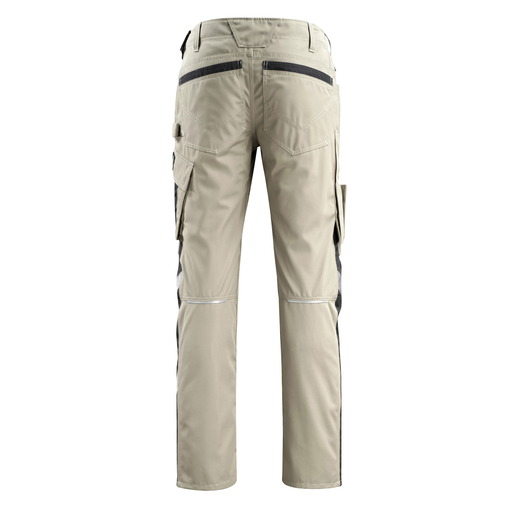 MASCOT 12679-442 UNIQUE  Mannheim Hose mit Knietaschen - 5509 Hellkhaki/Schwarz - 90C50