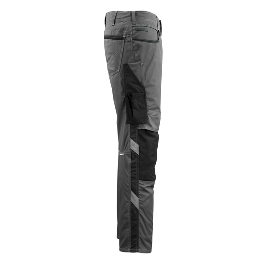 MASCOT 13079-230 UNIQUE  Lemberg Hose mit Knietaschen - 1809 Dunkelanthrazit/Schwarz - 82C56