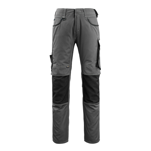 MASCOT 13079-230 UNIQUE  Lemberg Hose mit Knietaschen - 1809 Dunkelanthrazit/Schwarz - 82C56