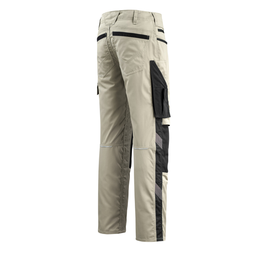 MASCOT 13079-230 UNIQUE  Lemberg Hose mit Knietaschen - 5509 Hellkhaki/Schwarz - 82C48