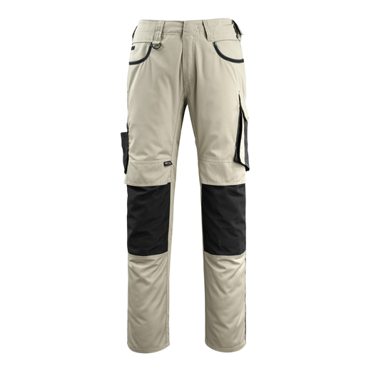 MASCOT 13079-230 UNIQUE  Lemberg Hose mit Knietaschen - 5509 Hellkhaki/Schwarz - 82C48