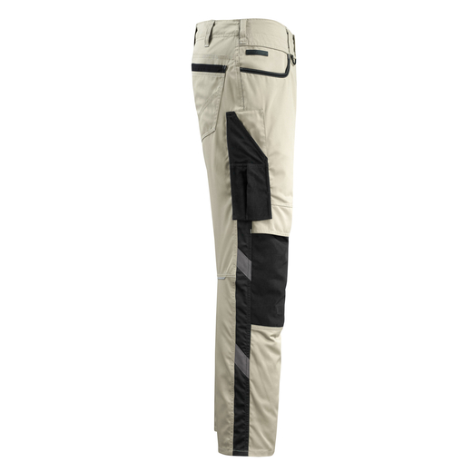 MASCOT 13079-230 UNIQUE  Lemberg Hose mit Knietaschen - 5509 Hellkhaki/Schwarz - 76C56