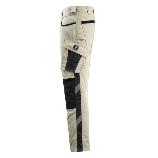 MASCOT 13079-230 UNIQUE  Lemberg Hose mit Knietaschen - 5509 Hellkhaki/Schwarz - 76C56