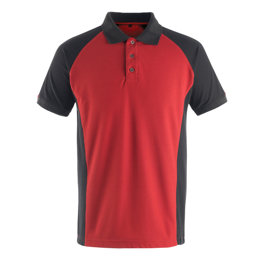 MASCOT 50569-961 UNIQUE  Bottrop Polo-Shirt - 0209 Rot/Schwarz - XS