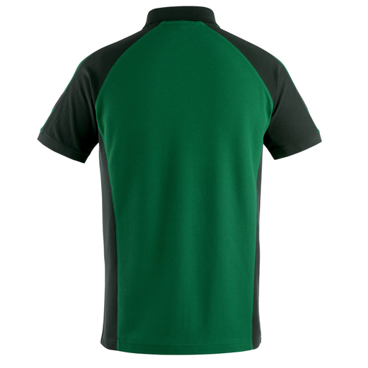 MASCOT 50569-961 UNIQUE  Bottrop Polo-Shirt - 0309 Gr�n/Schwarz - 2XL