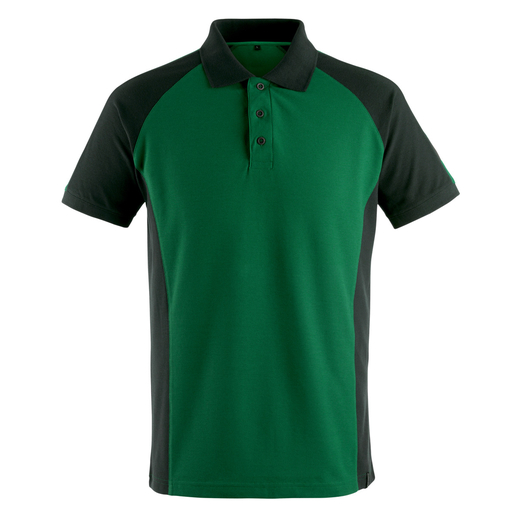 MASCOT 50569-961 UNIQUE  Bottrop Polo-Shirt - 0309 Gr�n/Schwarz - 2XL