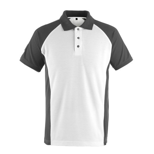 MASCOT 50569-961 UNIQUE  Bottrop Polo-Shirt - 0618 Wei�/Dunkelanthrazit - 2XL