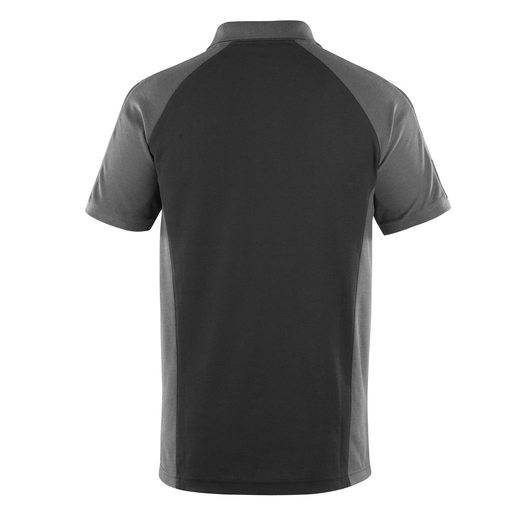 MASCOT 50569-961 UNIQUE  Bottrop Polo-Shirt - 0918 Schwarz/Dunkelanthrazit - L