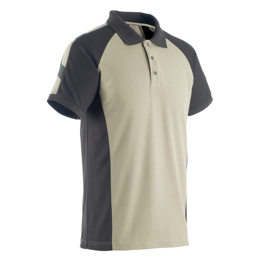 MASCOT 50569-961 UNIQUE  Bottrop Polo-Shirt - 5509 Hellkhaki/Schwarz - L