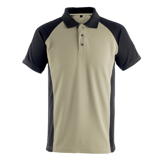 MASCOT 50569-961 UNIQUE  Bottrop Polo-Shirt - 5509 Hellkhaki/Schwarz - 2XL