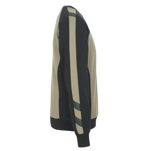 MASCOT 50570-962 UNIQUE  Witten Sweatshirt - 5509 Hellkhaki/Schwarz - L