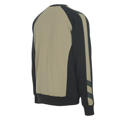 MASCOT 50570-962 UNIQUE  Witten Sweatshirt - 5509 Hellkhaki/Schwarz - L