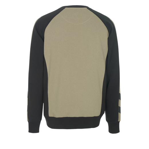 MASCOT 50570-962 UNIQUE  Witten Sweatshirt - 5509 Hellkhaki/Schwarz - L