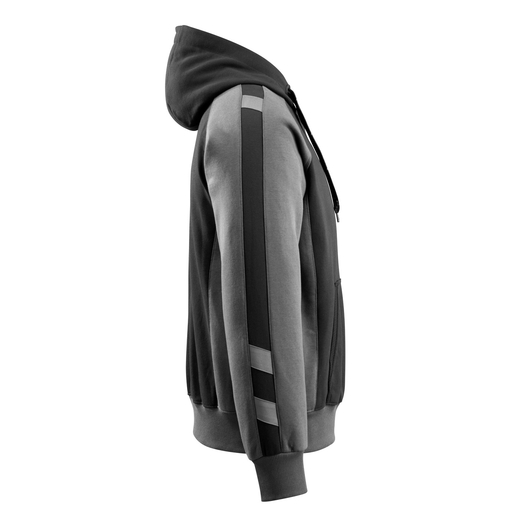 MASCOT 50572-963 UNIQUE  Regensburg Kapuzensweatshirt - 0918 Schwarz/Dunkelanthrazit - 2XL