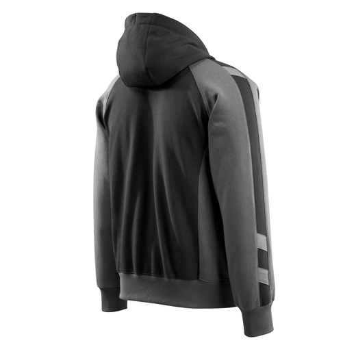 MASCOT 50572-963 UNIQUE  Regensburg Kapuzensweatshirt - 0918 Schwarz/Dunkelanthrazit - 2XL