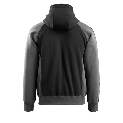 MASCOT 50572-963 UNIQUE  Regensburg Kapuzensweatshirt - 0918 Schwarz/Dunkelanthrazit - 2XL