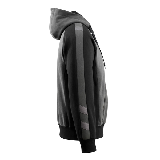 MASCOT 50572-963 UNIQUE  Regensburg Kapuzensweatshirt - 1809 Dunkelanthrazit/Schwarz - 2XL