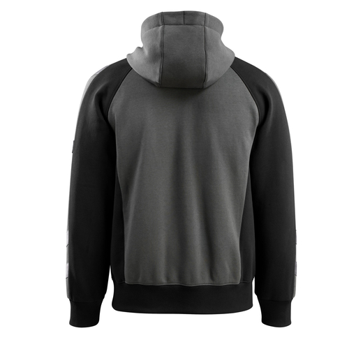 MASCOT 50572-963 UNIQUE  Regensburg Kapuzensweatshirt - 1809 Dunkelanthrazit/Schwarz - 2XL