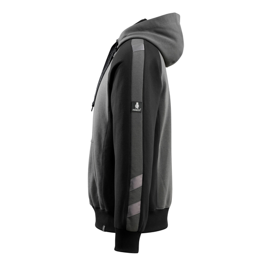 MASCOT 50572-963 UNIQUE  Regensburg Kapuzensweatshirt - 1809 Dunkelanthrazit/Schwarz - 2XL