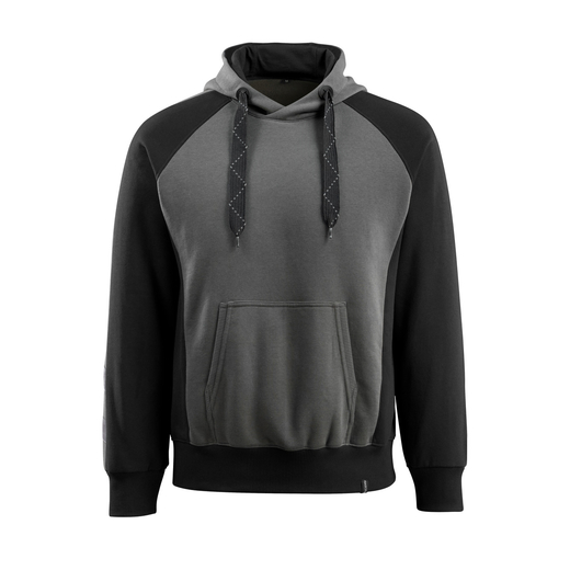 MASCOT 50572-963 UNIQUE  Regensburg Kapuzensweatshirt - 1809 Dunkelanthrazit/Schwarz - 2XL