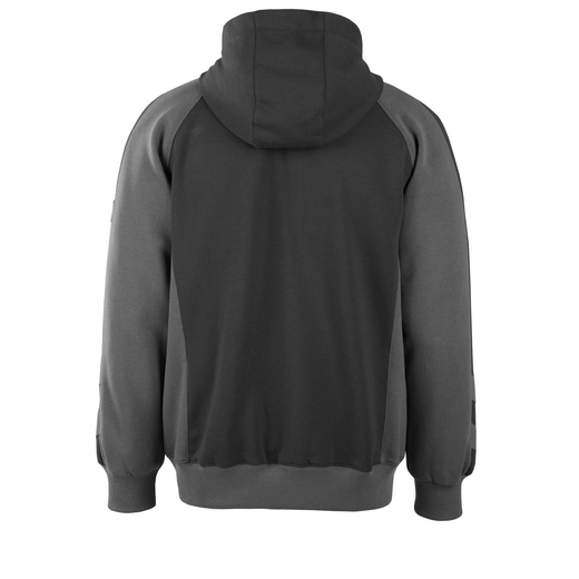 MASCOT 50566-963 UNIQUE  Wiesbaden Kapuzensweatshirt mit Rei�verschluss - 0918 Schwarz/Dunkelanthrazit - M