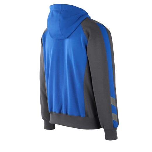 MASCOT 50566-963 UNIQUE  Wiesbaden Kapuzensweatshirt mit Rei�verschluss - 11010 Kornblau/Schwarzblau - 4XL