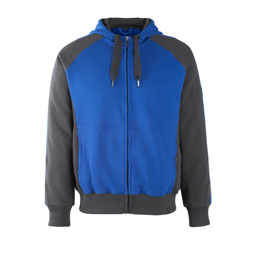 MASCOT 50566-963 UNIQUE  Wiesbaden Kapuzensweatshirt mit Rei�verschluss - 11010 Kornblau/Schwarzblau - 4XL