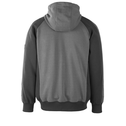 MASCOT 50566-963 UNIQUE  Wiesbaden Kapuzensweatshirt mit Rei�verschluss - 1809 Dunkelanthrazit/Schwarz - XL