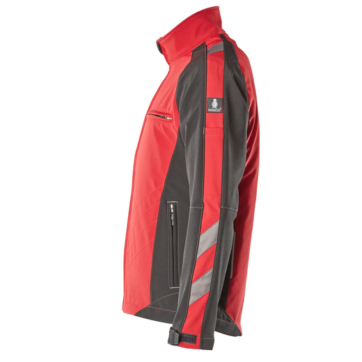 MASCOT 12002-149 UNIQUE Dresden Soft Shell Jacke - 0209 rot/schwarz - 4XL