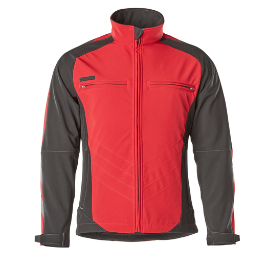 MASCOT 12002-149 UNIQUE Dresden Soft Shell Jacke - 0209 rot/schwarz - 4XL