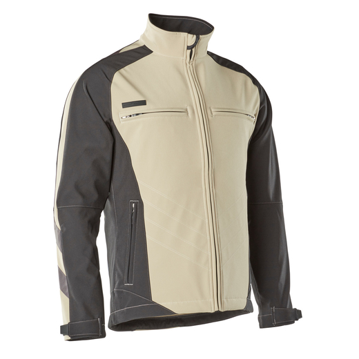 MASCOT 12002-149 UNIQUE Dresden Soft Shell Jacke - 5509 khaki/schwarz - L