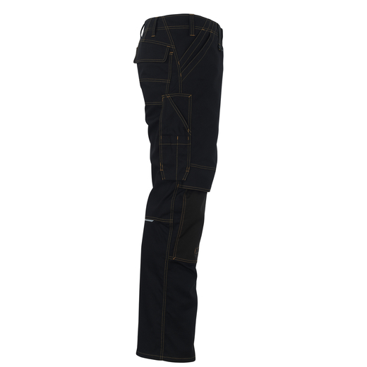 MASCOT 11279-010 YOUNG  Calvos Hose mit Knietaschen - 09 Schwarz - 82C46 % SALE %